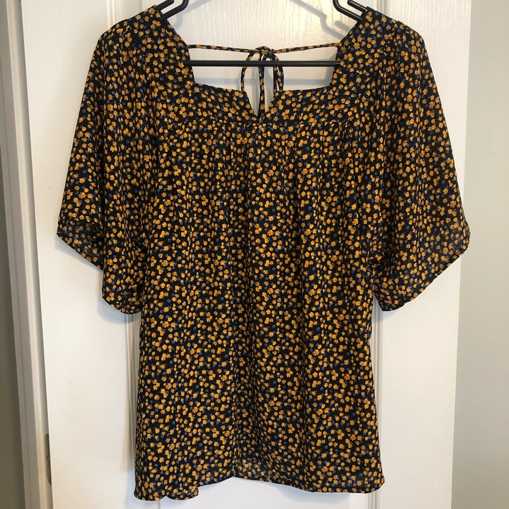 Knox Rose Floral Print Blouse S